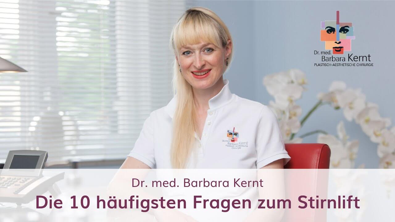 Video zum Stirnlift in München - Dr. Barbara Kernt