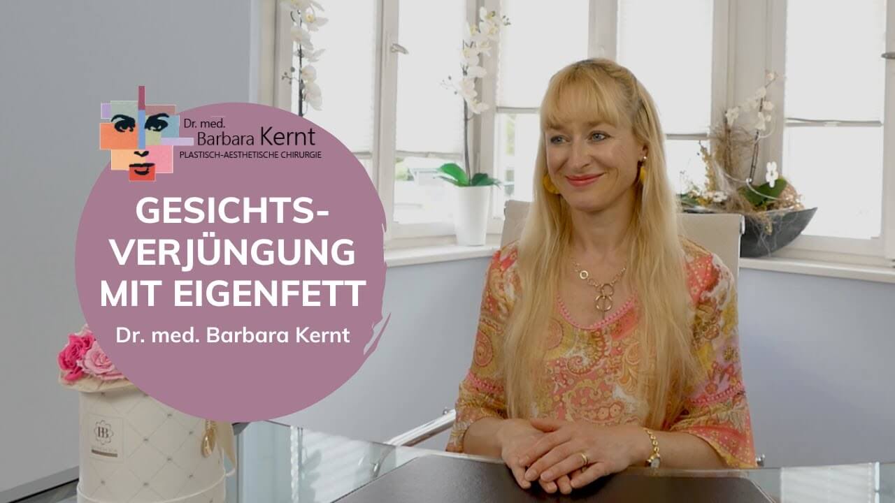 Video zur Gesichtsverjüngung mit Eigenfett in München - Dr. Barbara Kernt