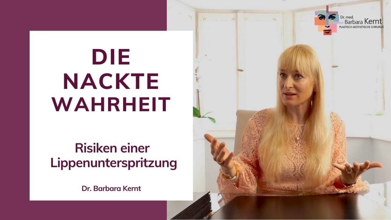 Video zur Lippenunterspritzung in München - Dr. Barbara Kernt